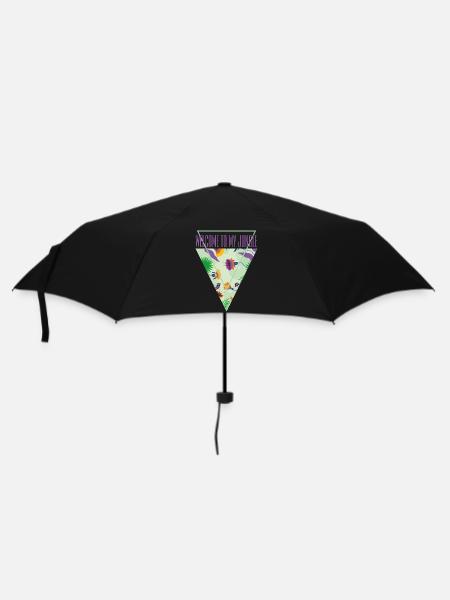 Bienvenue dans la jungle - Parapluie standard - noir