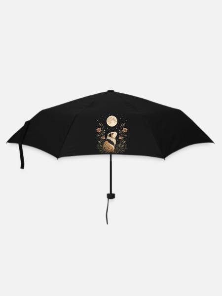 Ideales Geschenk für Tier- und Naturliebhaber - Regenschirm (klein) - Schwarz