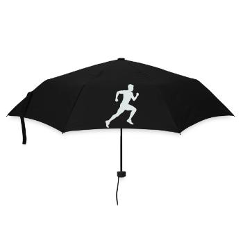 Lauf Silhouette Sprint - Regenschirm (klein) - Schwarz - Vorne