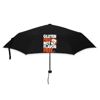 Gluten Free Not Flavor Free - Umbrella (small) - black - Front