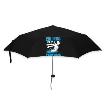 Funny Swimmers Sayings & Swimming Club Design - Umbrella (small) - black - Front