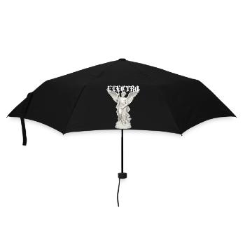 Elektro-Engel-Statue Gothic - Regenschirm (klein) - Schwarz - Vorne