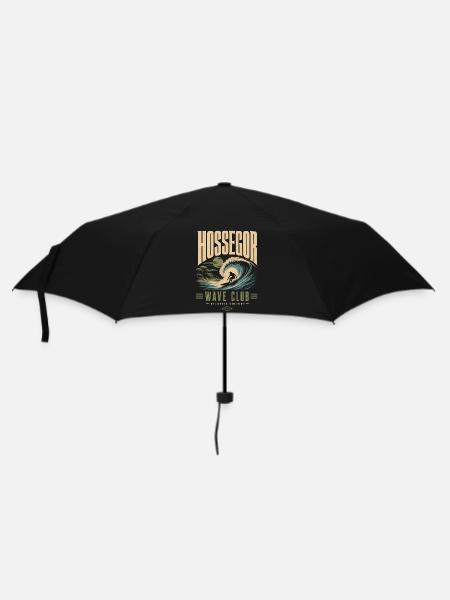 Hossegor Surfen - Regenschirm (klein) - Schwarz