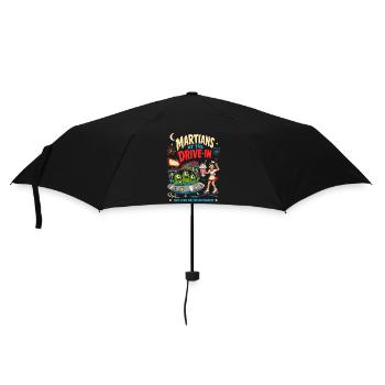 Martians at the Drive-In Diner - Umbrella (small) - black - Front