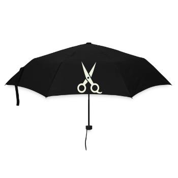 schere_icon- - Parapluie standard - noir - Devant
