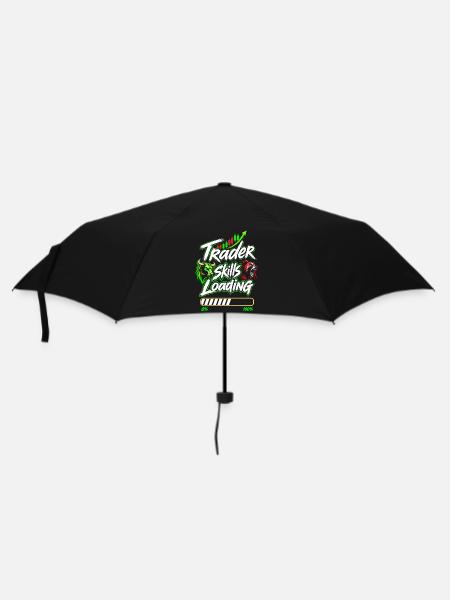 Trader skills loading - Regenschirm (klein) - Schwarz