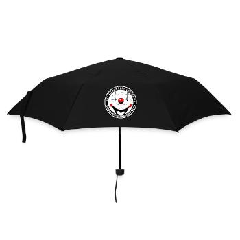 Fun clown in a good mood - Umbrella (small) - black - Front
