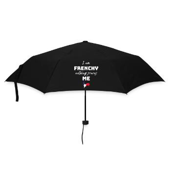 Français humour rien ne me fait peur - Parapluie standard - noir - Devant