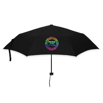 Stolz ist für alle da - Regenschirm (klein) - Schwarz - Vorne