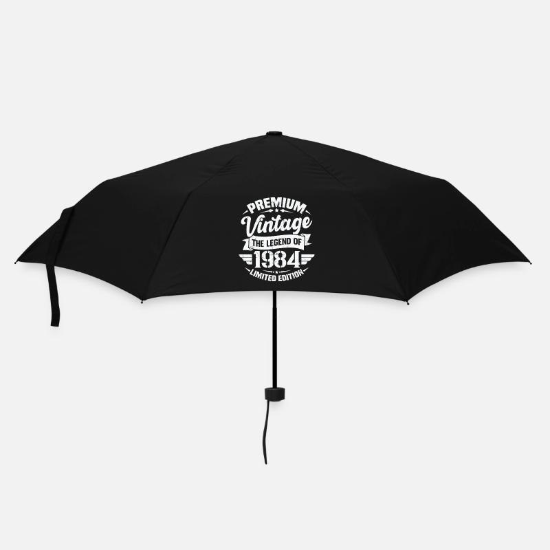 Vintage 1984 Édition Limitée - Parapluie standard - noir