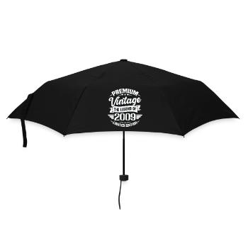 Jahrgang 2009 Limited Edition - Regenschirm (klein) - Schwarz - Vorne