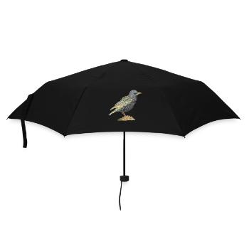 Étourneau sansonnet - Parapluie standard - noir - Devant