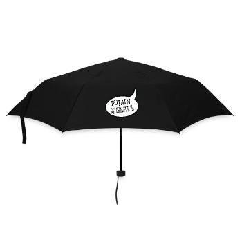 Putain de chaleur ! - Parapluie standard - noir - Devant