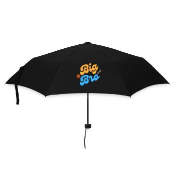 Big Bro - Regenschirm (klein) - Schwarz - Vorne