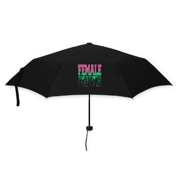 woman womens rights abortion rights black lives - Regenschirm (klein) - Schwarz - Vorne
