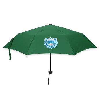 Controller Retro Sterne Lorbeerkranz - Regenschirm (klein) - Flaschengrün - Vorne