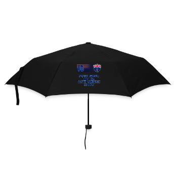 Südgeorgien und die südlichen Sandwichinseln - Regenschirm (klein) - Schwarz - Vorne