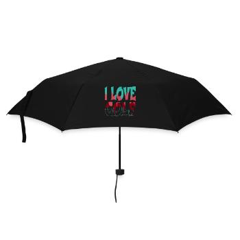 Dictons Golfgirls FunnyGolfquote Puter - Parapluie standard - noir - Devant