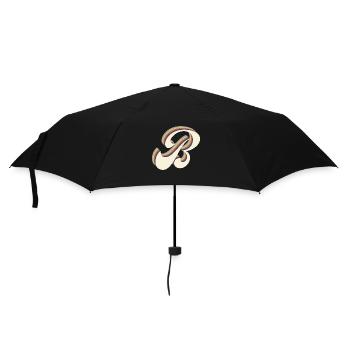 Buchstabe b - Regenschirm (klein) - Schwarz - Vorne