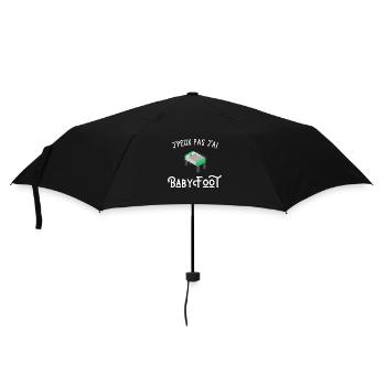 je peux pas j'ai baby foot - Parapluie standard - noir - Devant