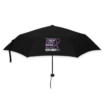 Sensibilisation à la maladie d’Alzheimer - Parapluie standard - noir - Devant