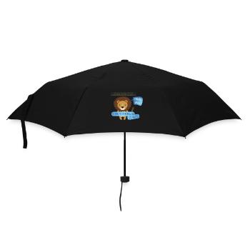 Tschüß Kita - Schulkind - Regenschirm (klein) - Schwarz - Vorne