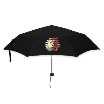 Poulets et vin - Parapluie standard - noir - Devant