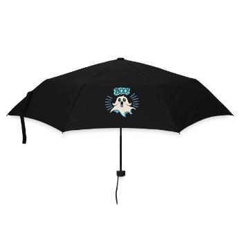 Spooky Cute Kawaii Ghost Design – Boo - Umbrella (small) - black - Front
