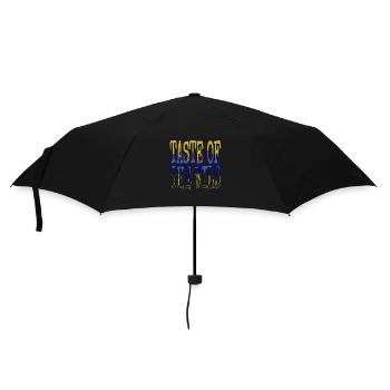 Nature Découverte Drôle Citation Nourriture Amateurs Plaisir - Parapluie standard - noir - Devant