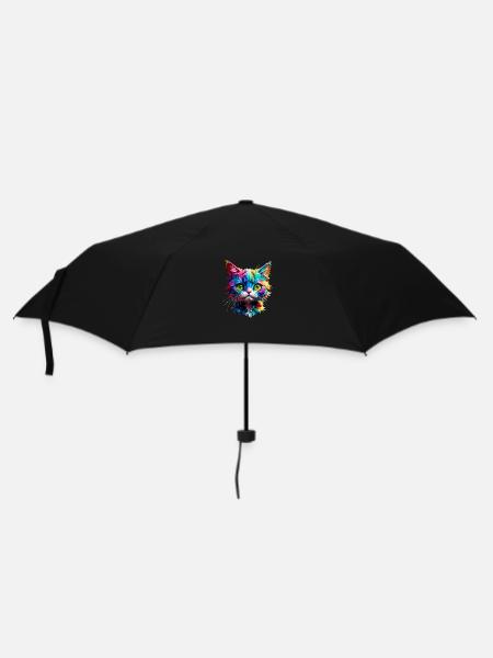 Beware of cats - Umbrella (small) - black