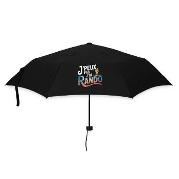 J'peux pas j'ai rando - Parapluie standard - noir - Devant