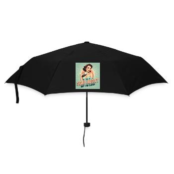 Soap Making - I'm a Soap Addict - Umbrella (small) - black - Front