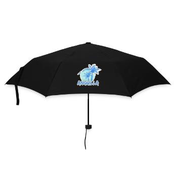 Anguilla - Regenschirm (klein) - Schwarz - Vorne