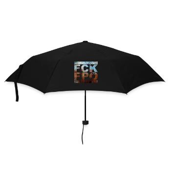 FCK FPÖ - Montrer l’exemple contre la droite (vintage) - Parapluie standard - noir - Devant