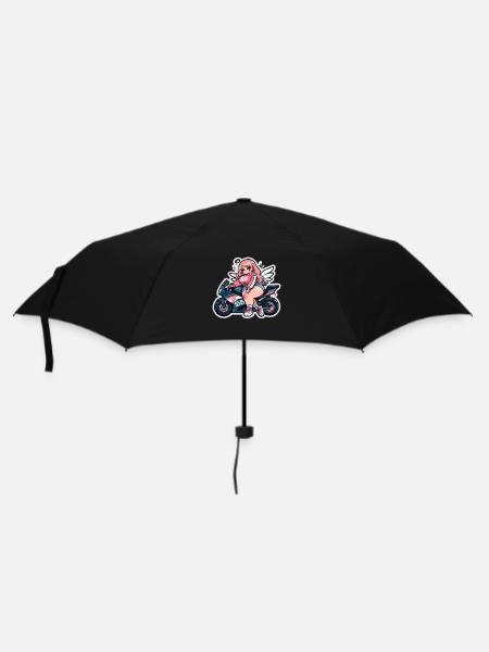 ライダーガール raidaa gaaru - Regenschirm (klein) - Schwarz