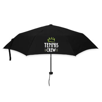 Équipe de tennis - Parapluie standard - noir - Devant