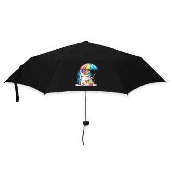 Unicorn for children A world full of fantasy - Umbrella (small) - black - Front