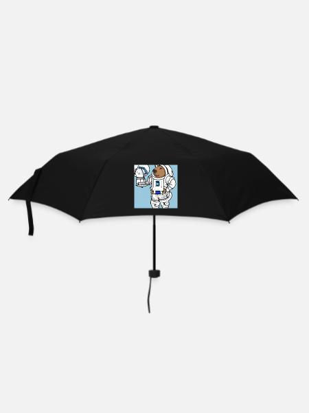 Capybara astronaut - Umbrella (small) - black
