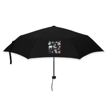 Journey by Train: Scenic Travel - Umbrella (small) - black - Front