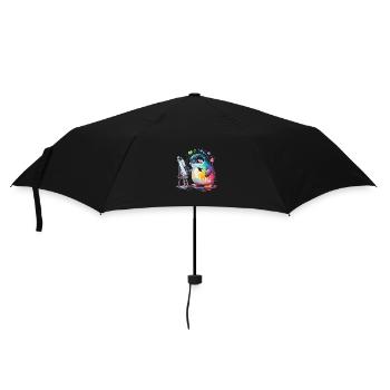 Artistic Penguin - Umbrella (small) - black - Front