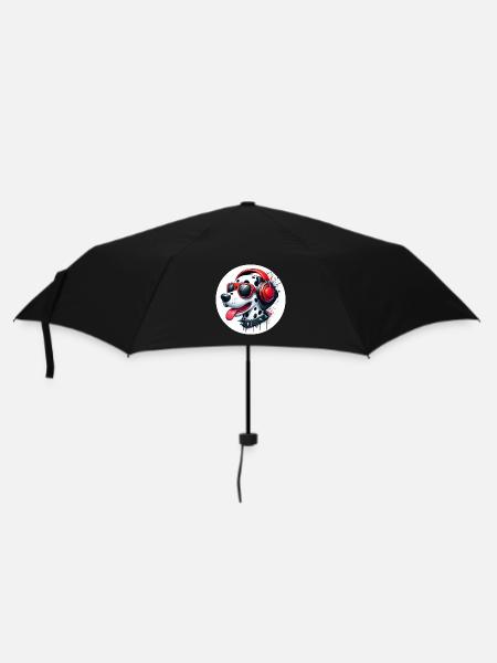 Dalmatian Dog Patches Black White Headphones - Umbrella (small) - black