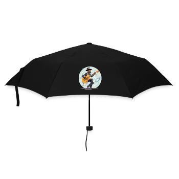 Gitarren-Virtuose - Regenschirm (klein) - Schwarz - Vorne
