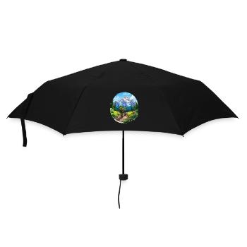 Gipfel-Suche - Regenschirm (klein) - Schwarz - Vorne