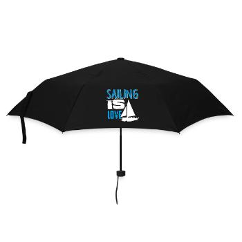 Sailing Is Love - Umbrella (small) - black - Front