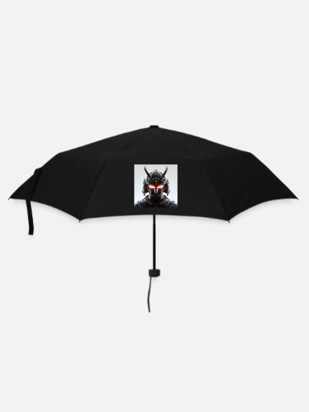 Digital Samurai Futuristic Maskerade - Umbrella (small) - black