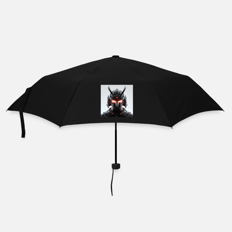Digital Samurai Futuristic Maskerade - Umbrella (small) - black