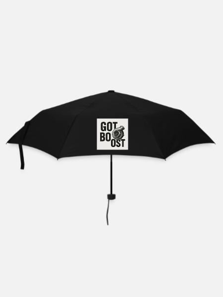 Motorsport Turbo Lettering Design - Umbrella (small) - black