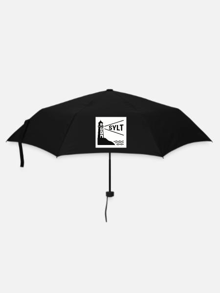 Sylt - Umbrella (small) - black