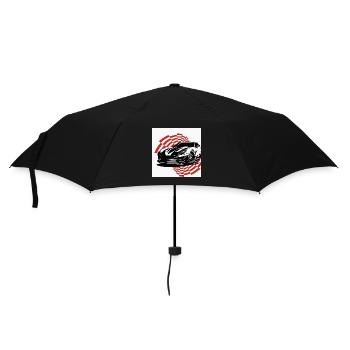 A sports car with a dynamic style - Umbrella (small) - black - Front