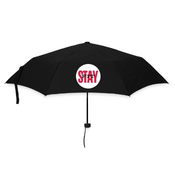 Stay Fit Motivational Design - Umbrella (small) - black - Front